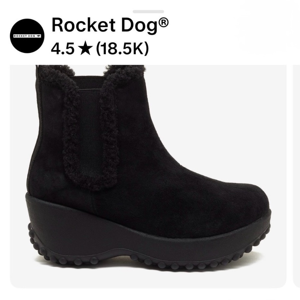 Rocket Dog Women’s Frost Black Chelsea Boots